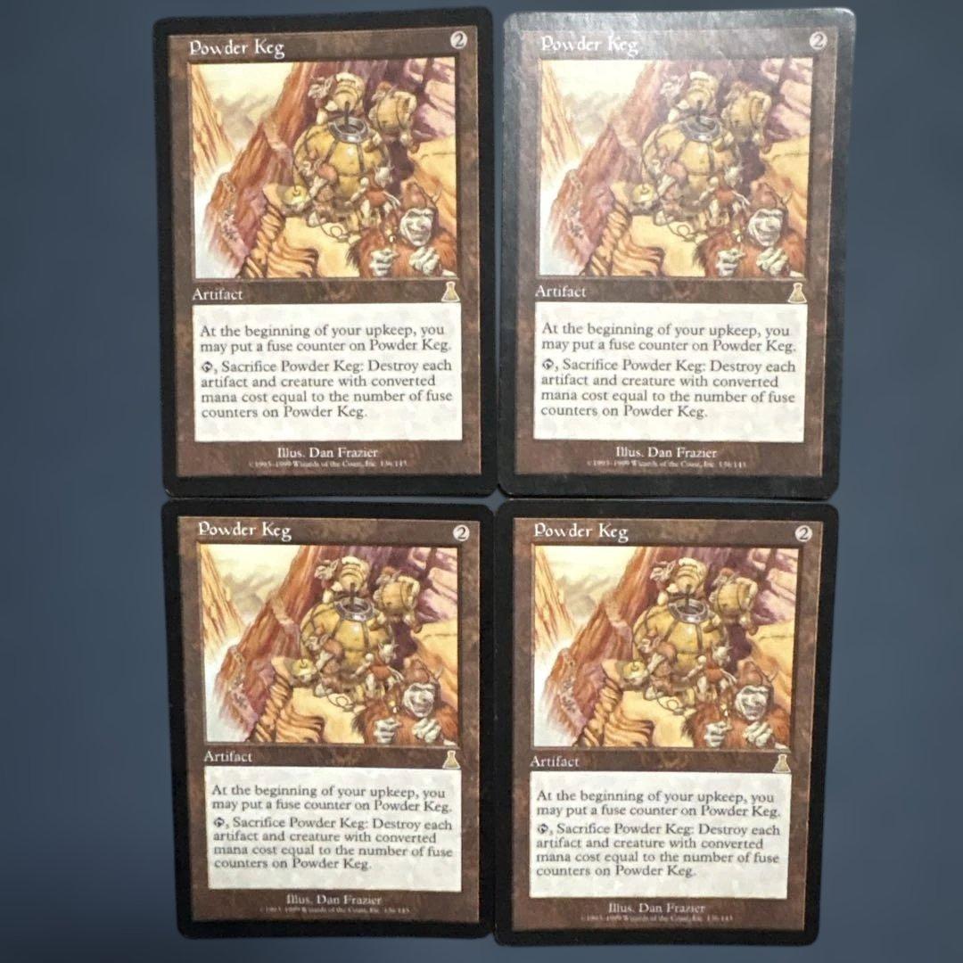 MTG 火薬樽　英語版４枚セット