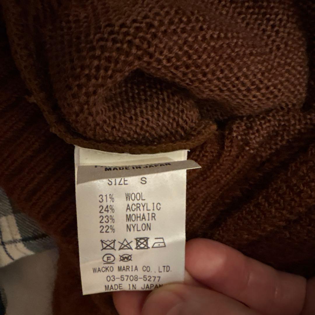 WACKOMARIA MOHAIR CARDIGAN モヘアカーディガン