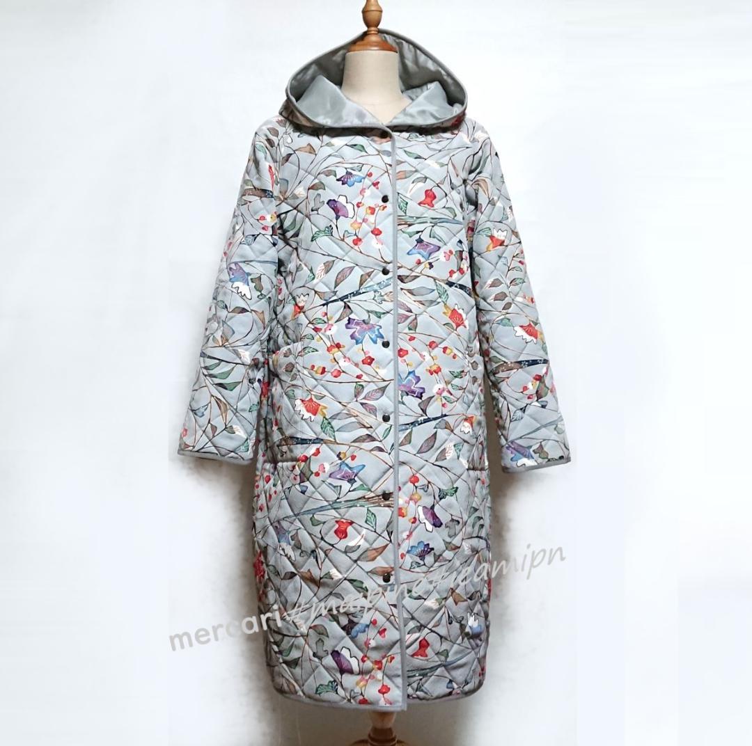 着物リメイク キルティング/ラグランコート【5143】