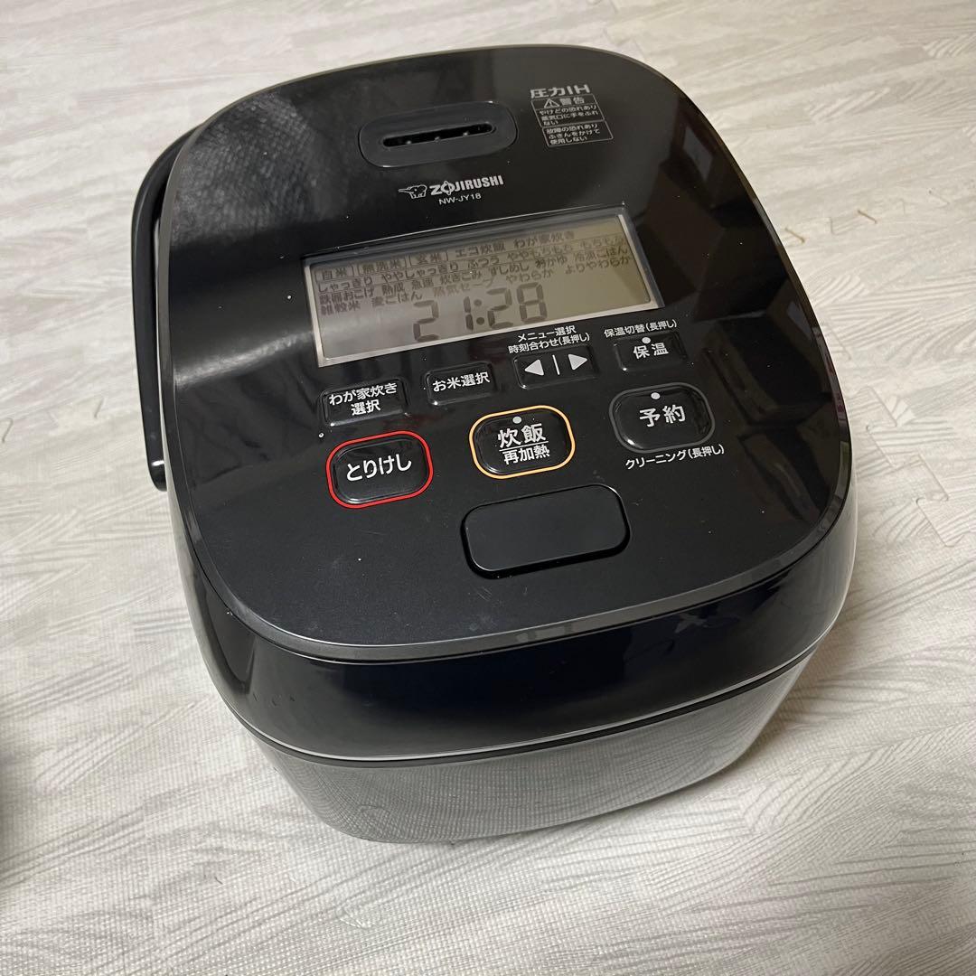2024年製　象印 NW-JY18-BA ブラック 1.8L 炊飯器