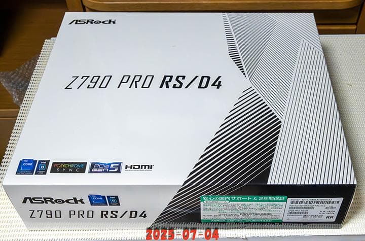 ASRock Z790 PRO RS/D4 マザーボード
