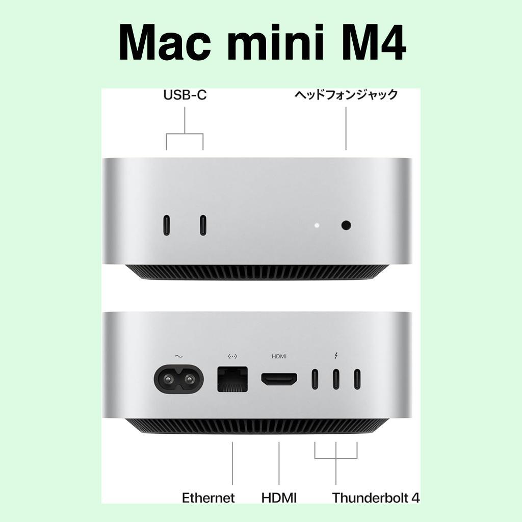 Apple Mac mini M4 2024年モデル