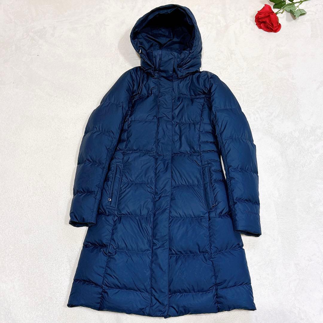 ほぼ未使用✨　パタゴニア　ダウンコート　ネイビー　ロング