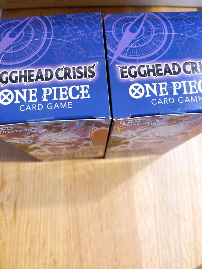 ワンピースカードEB04エッグヘッドクライシス未開封テープ付き2箱