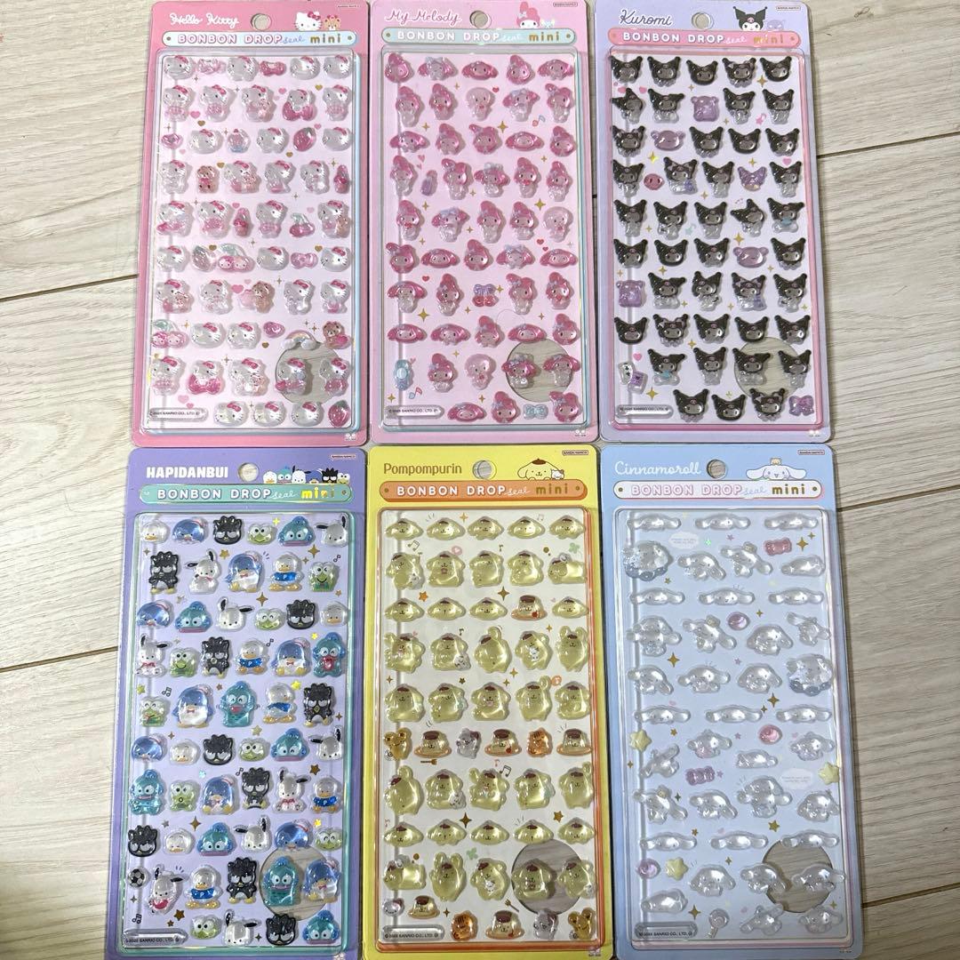 ボンボンドロップシールmini サンリオ 正規品