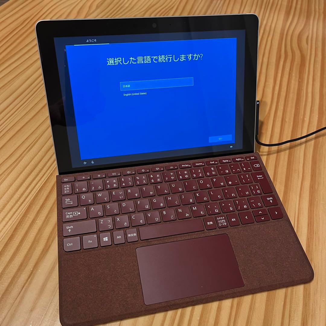 Microsoft Surface ノートPC シルバー/ワインレッド充電器付き
