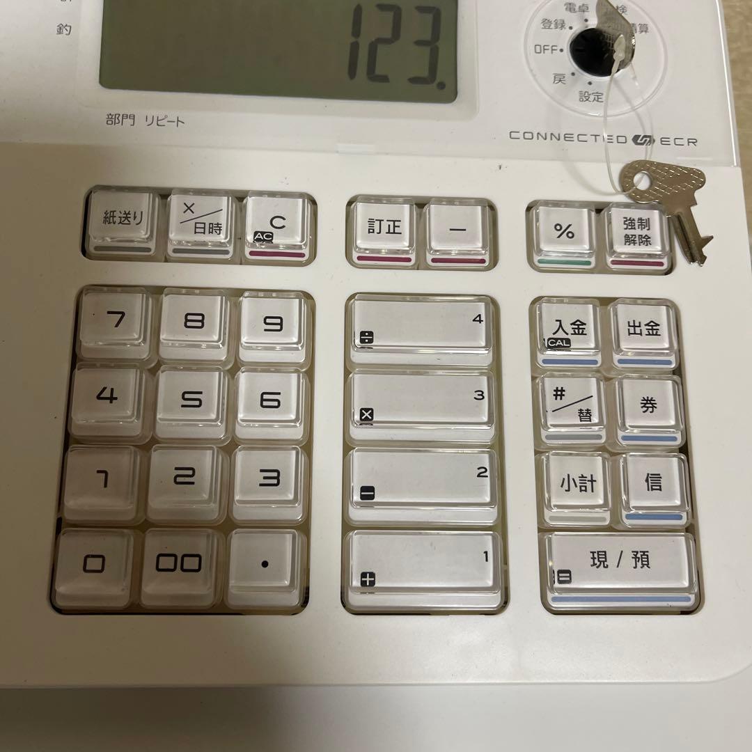 カシオレジスター　SR-G3　限定スマホ連携売上管理　送料無料　美品　説明書付き