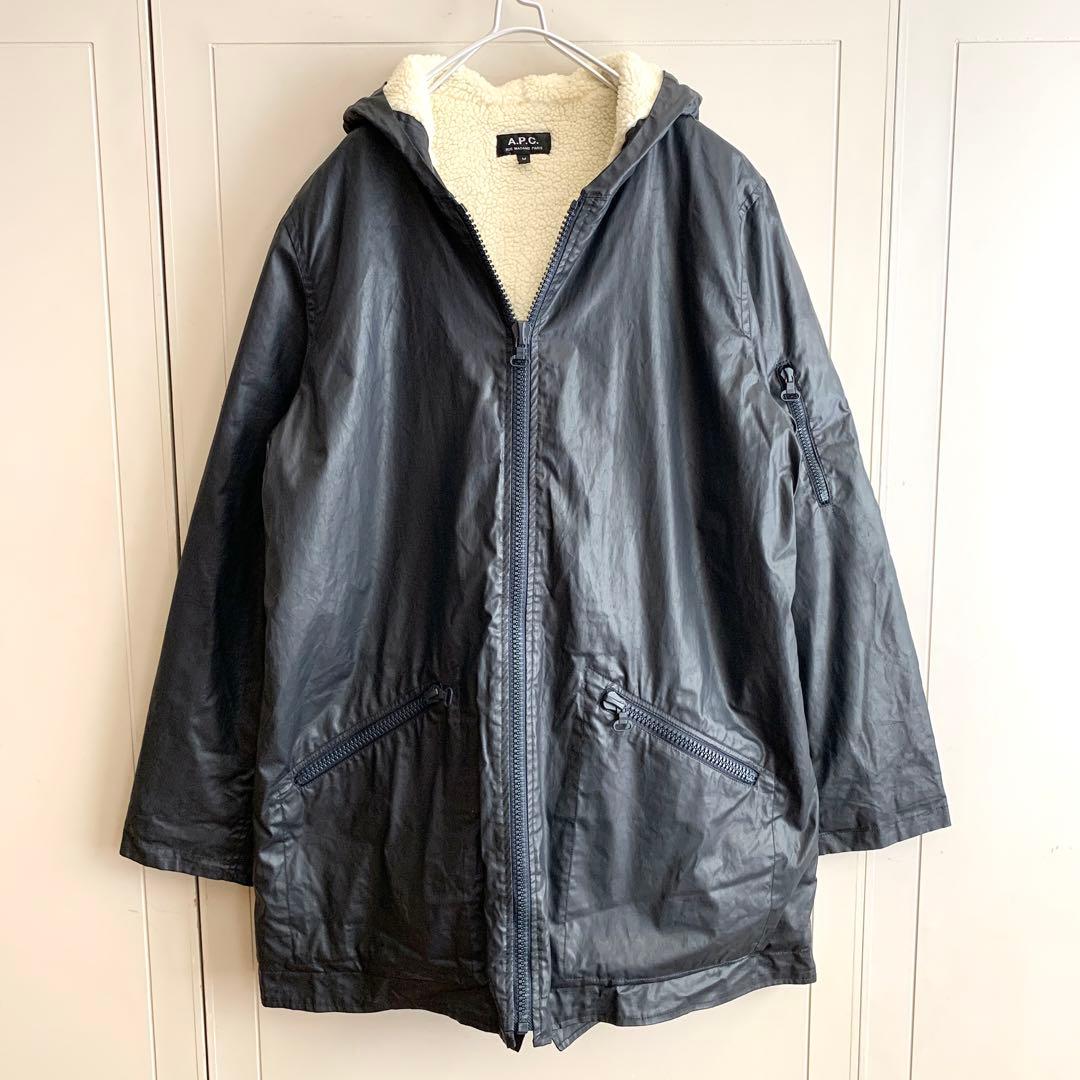 chico様 A.P.C. アーペーセー ボア　モッズコート