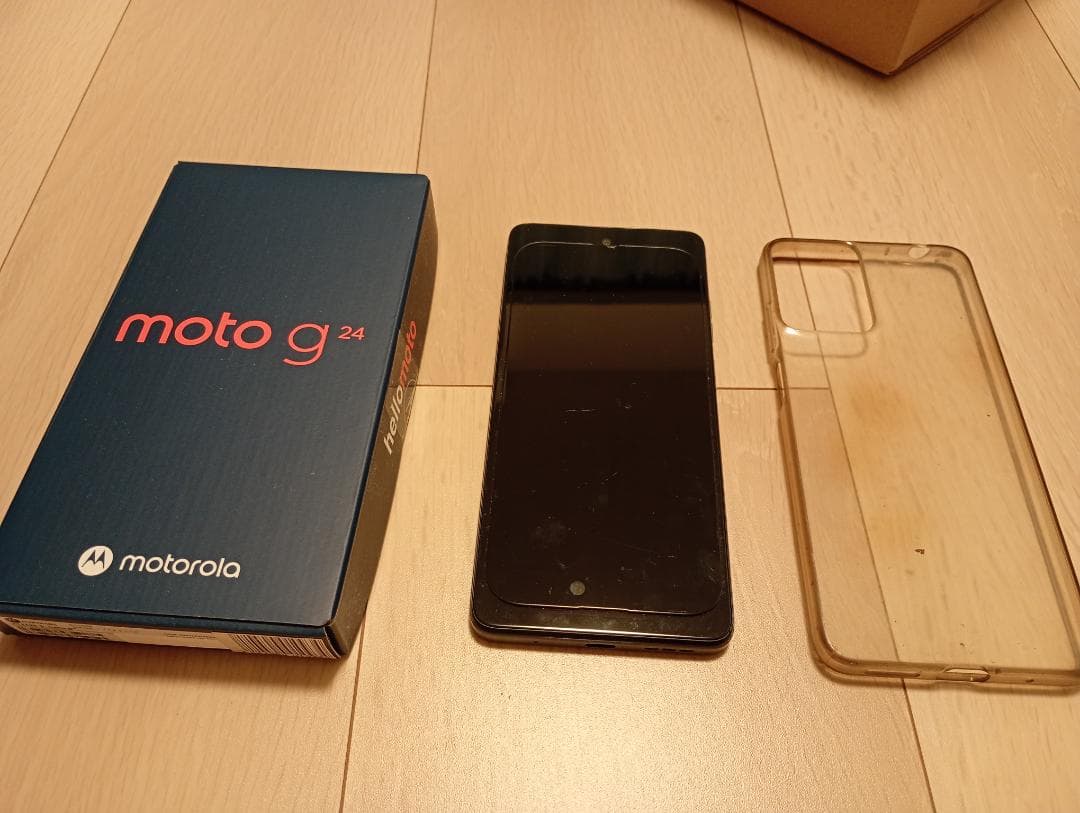 SIMフリースマートフォン　moto g24 マットチャコール 128GB