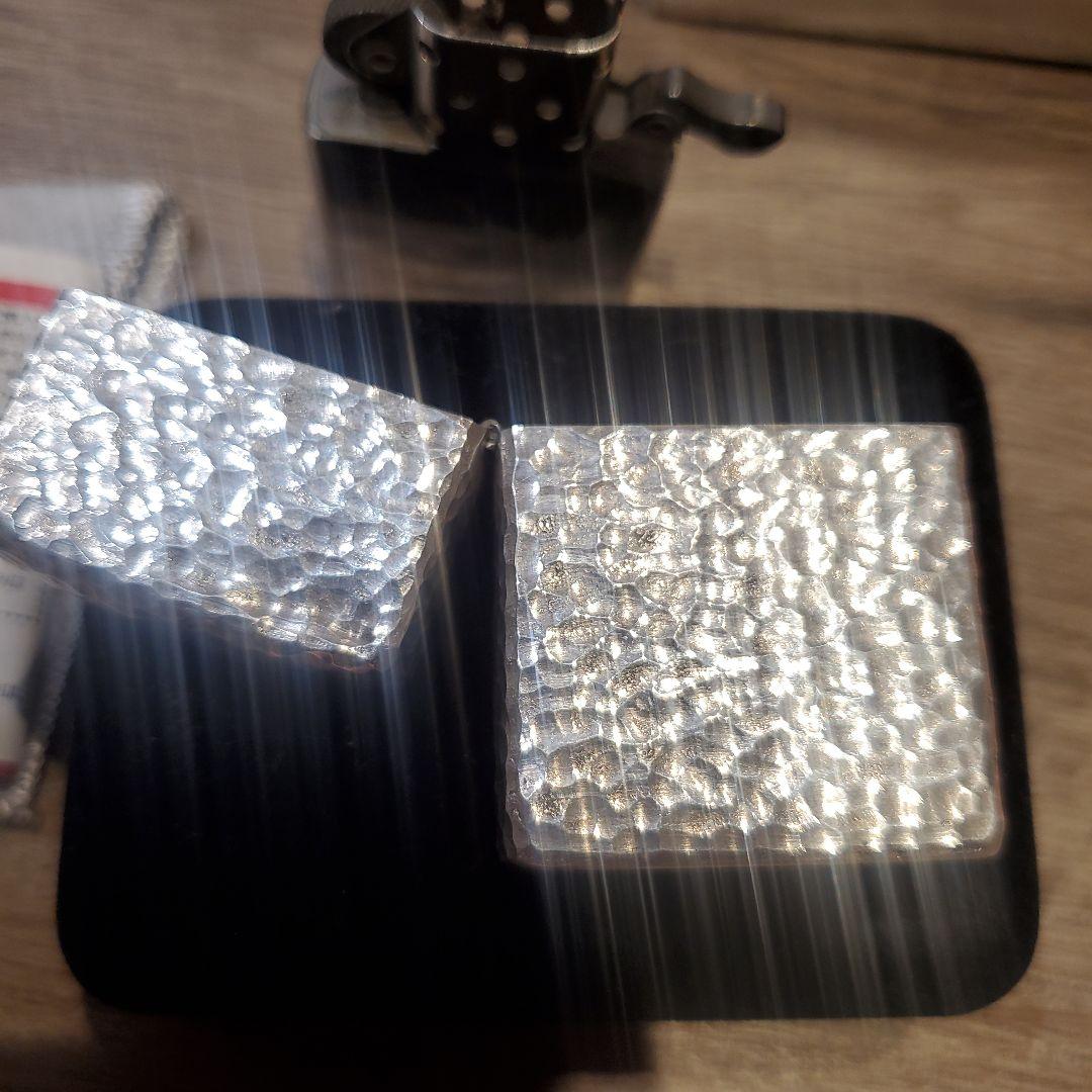 ZIPPO スターリングシルバー ハンマートーン