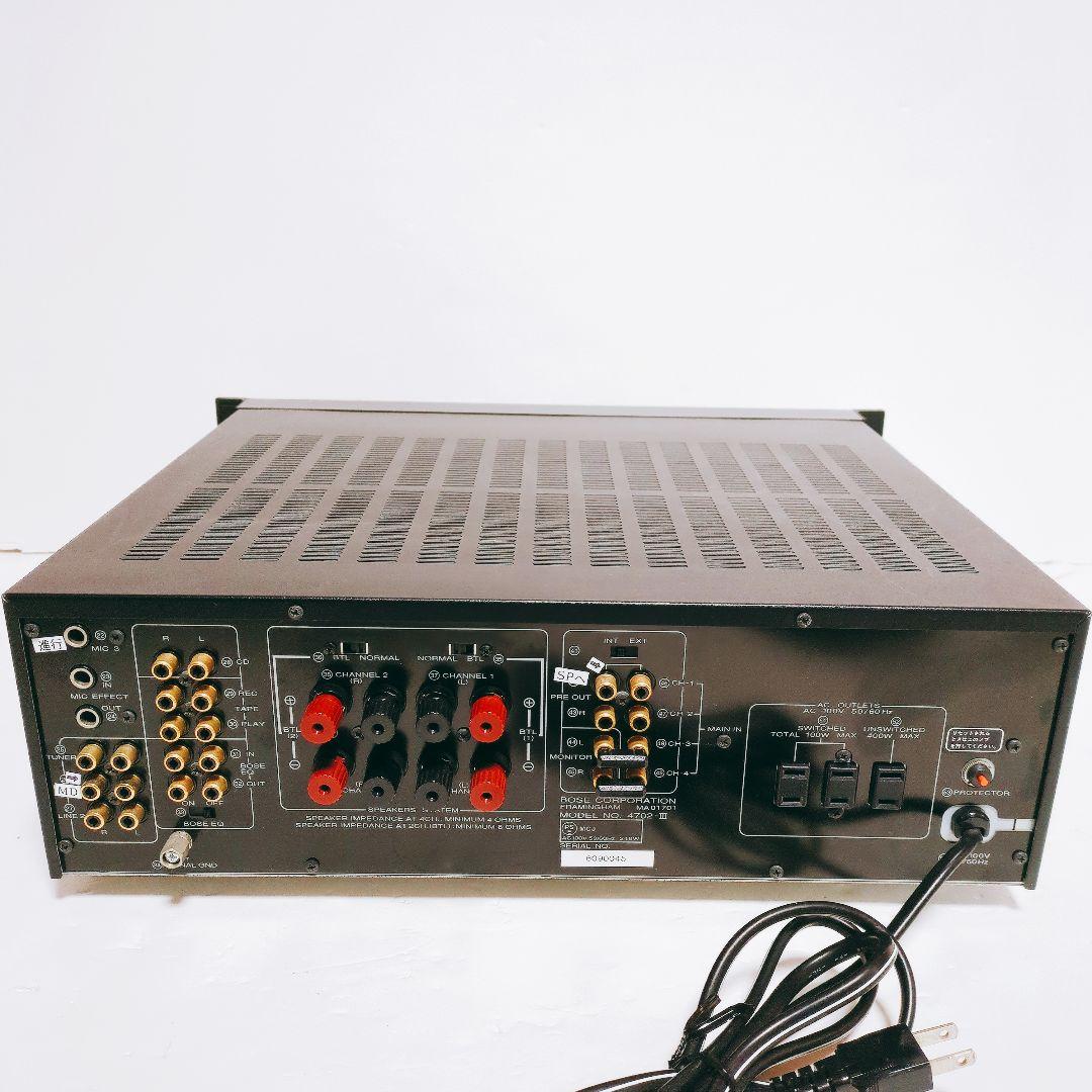 【到着後動作保証】BOSE ボーズ 4702-Ⅲ 4ch プリメインアンプ 美品