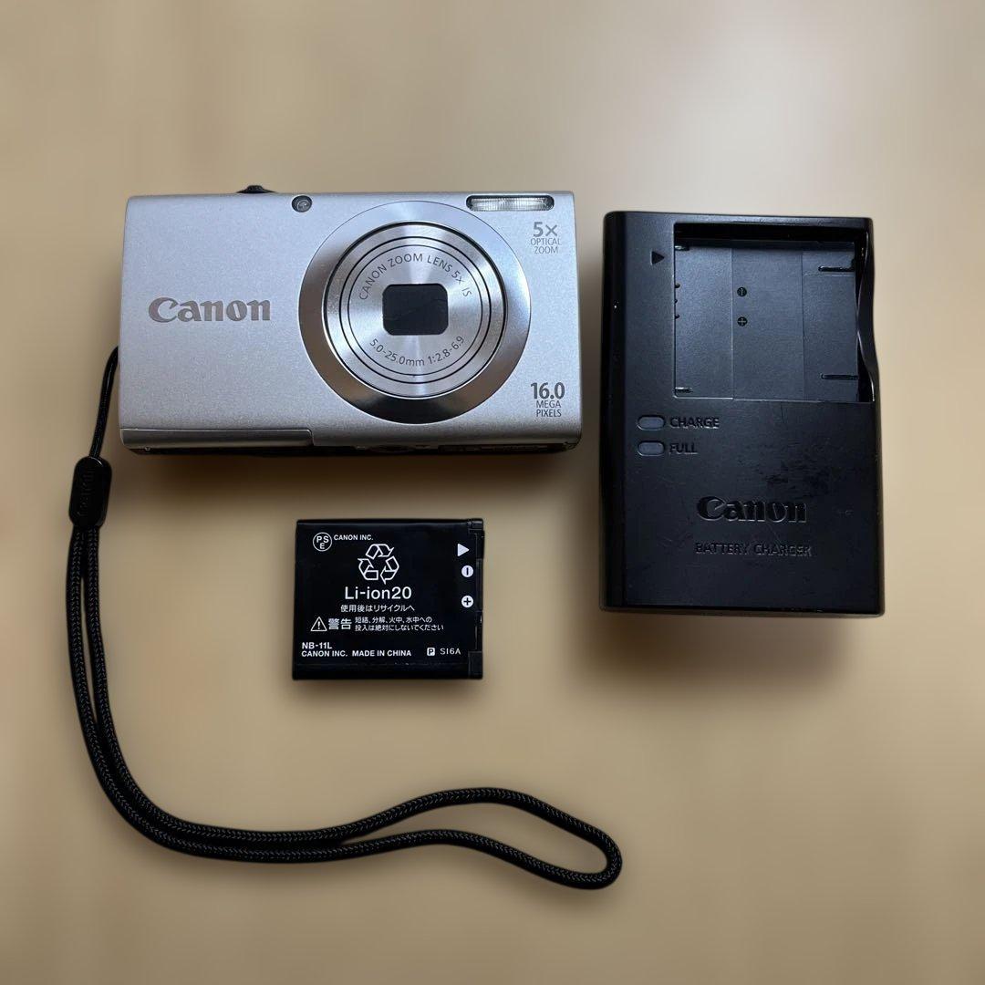 Canon PowerShot A2400IS デジタルカメラ　シルバー