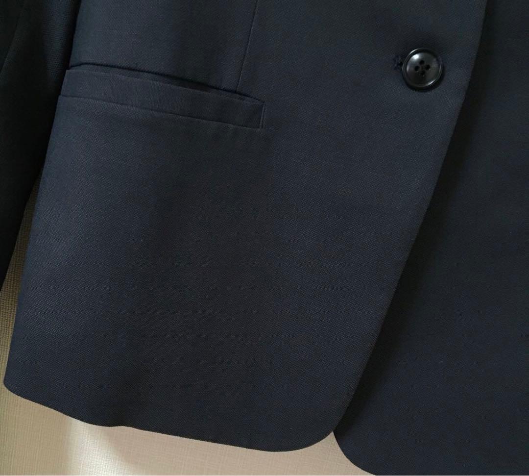 プラステ　リネンブレンド　パンツ　スーツ　ジャケット　ネイビー