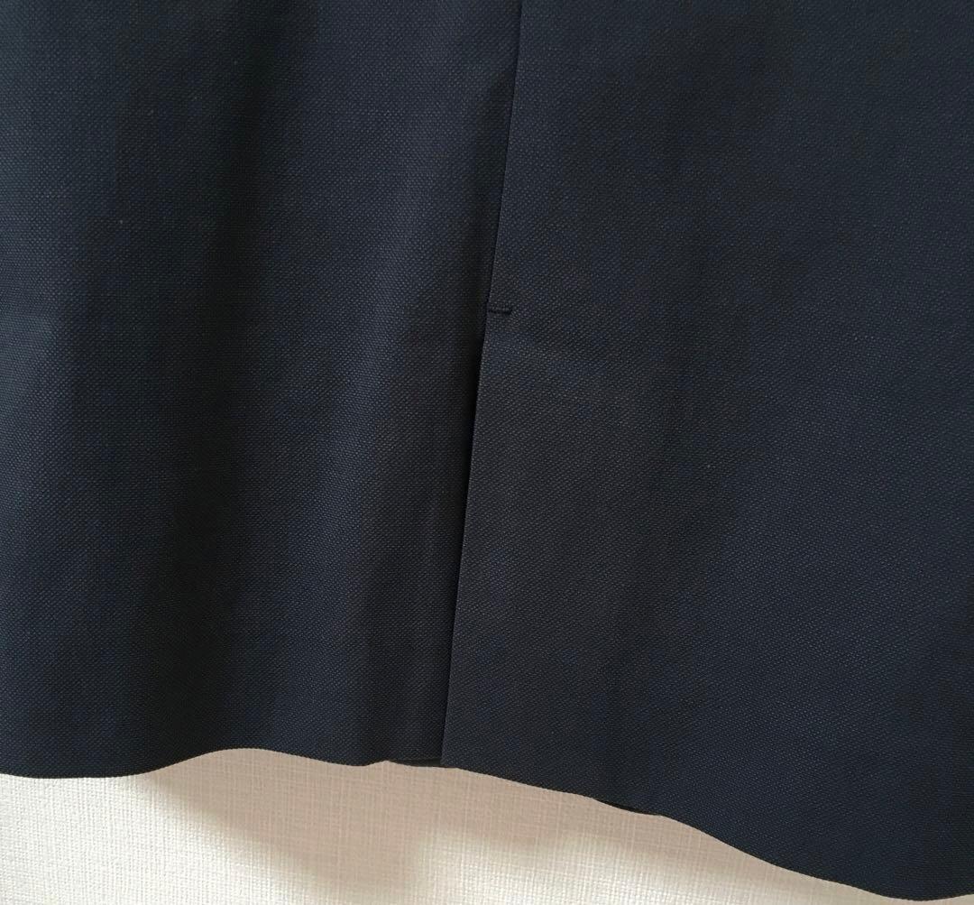 プラステ　リネンブレンド　パンツ　スーツ　ジャケット　ネイビー