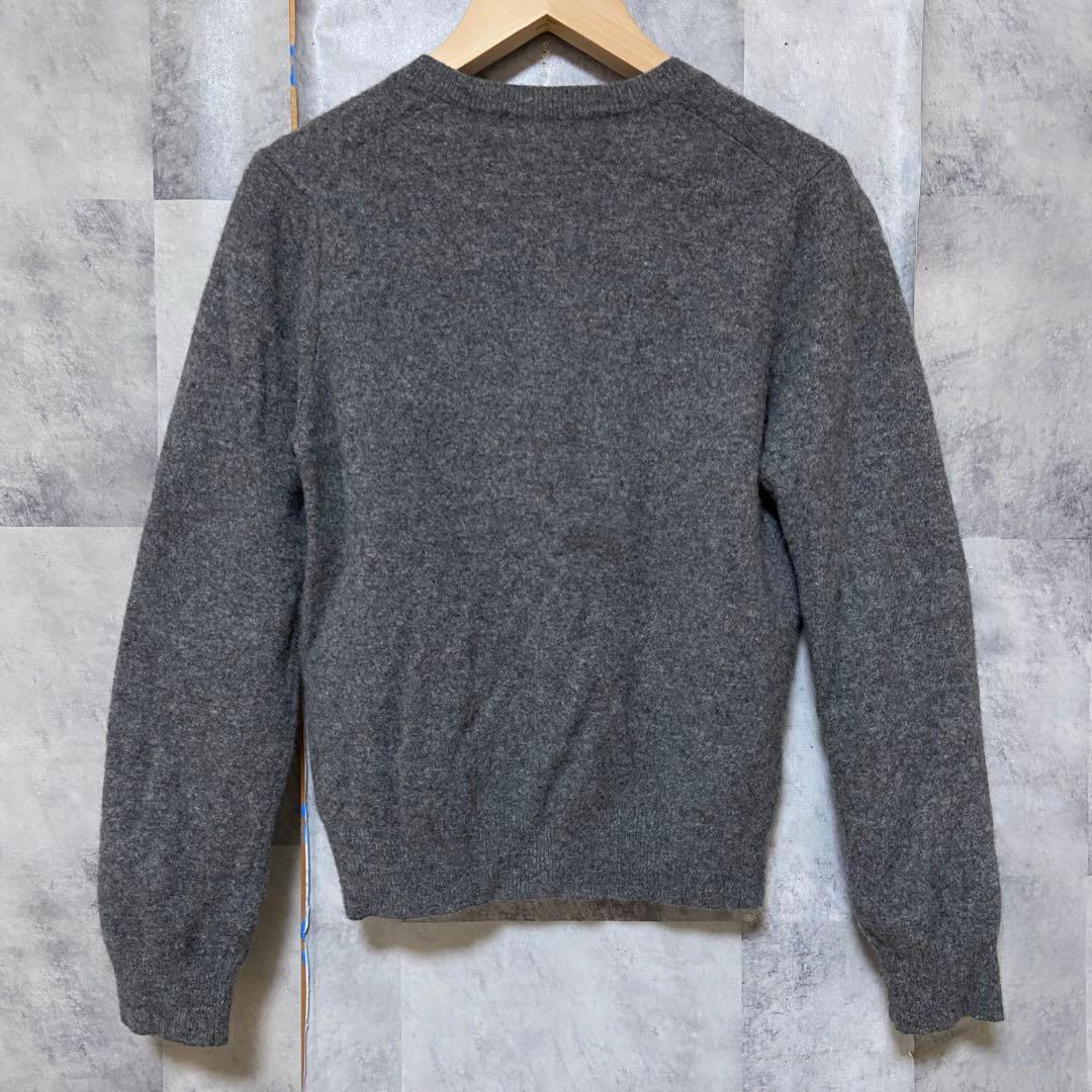 【COMME des GARCONS】ウールカーディガン Mサイズ グレー