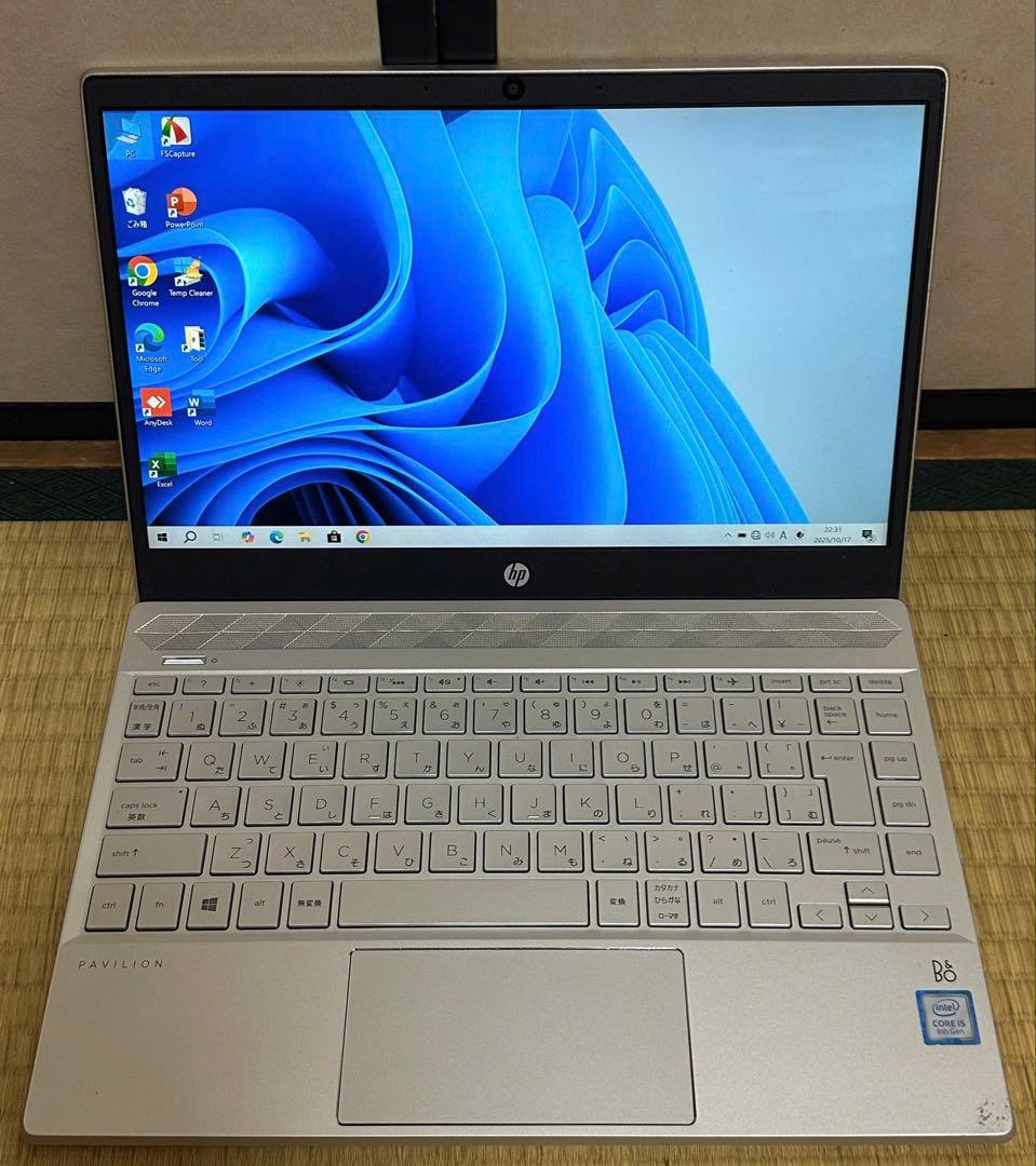 Windowsノート本体 HP Pavilion Laptop 13. Core i5-8265u.