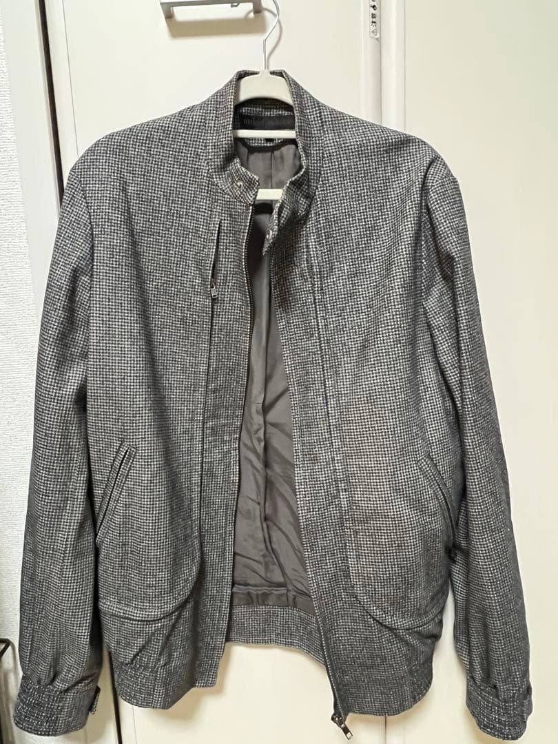 グレー チェック柄 ジャケット サイズ44