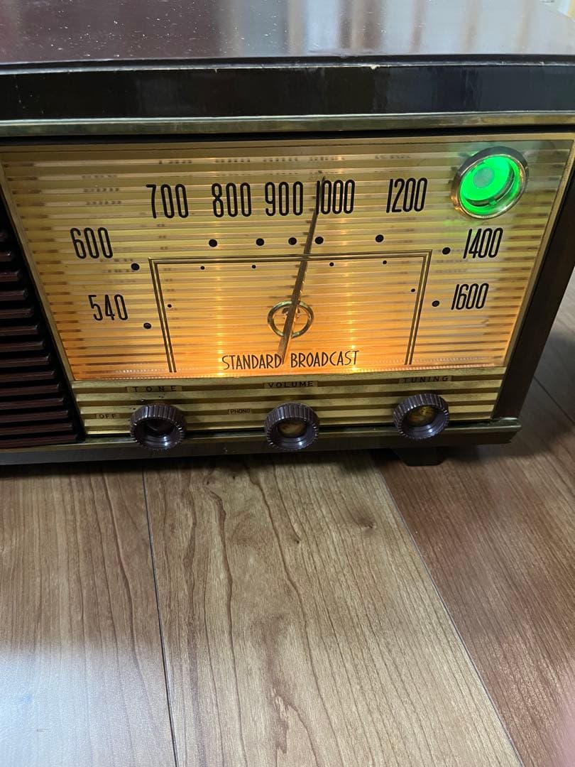 マツダ　東芝　真空管ラジオ　昭和レトロ　実働品　6ua-16