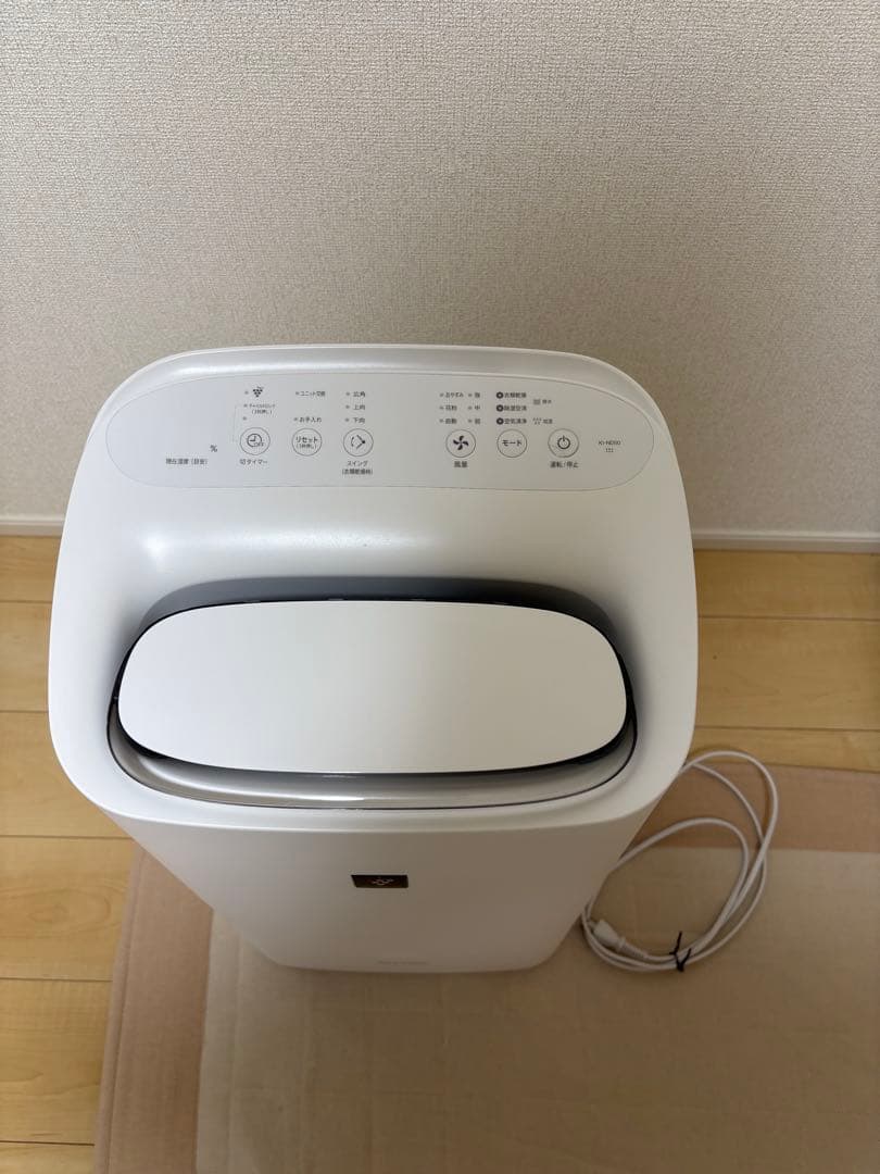 シャープ 除湿 加湿空気清浄機 KI-ND50-W【動作確認済、ユニット交換済】