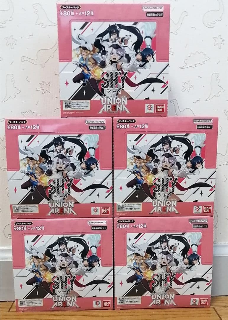 ユニオンアリーナ　SHY　5BOX　新品未開封　テープ付き