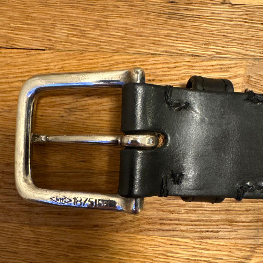 ホワイトハウスコックス ベルト　黒　30インチ