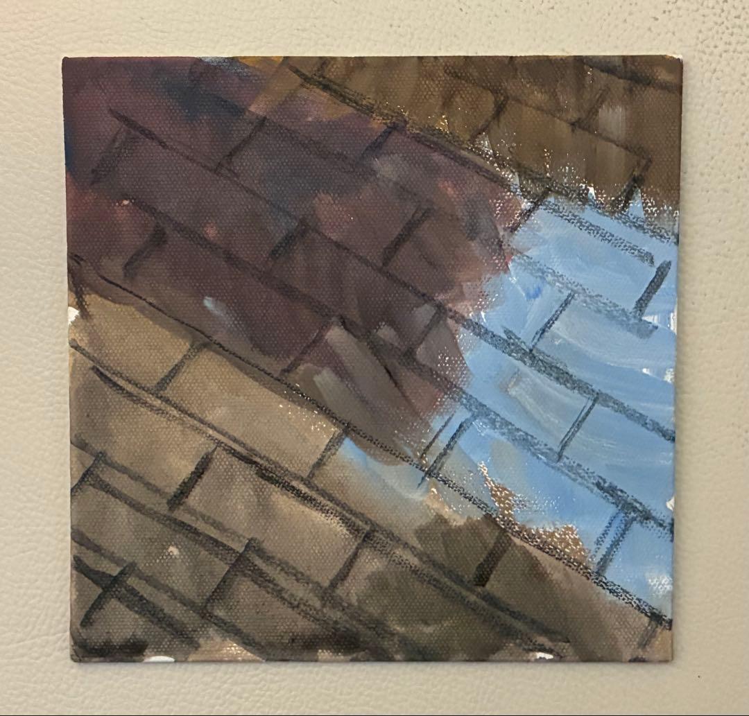 アクリル画　風景　1136