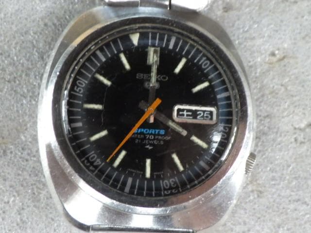 S*y様 1970年製　セイコー　５スポーツ　自動巻き　21石　7019-600