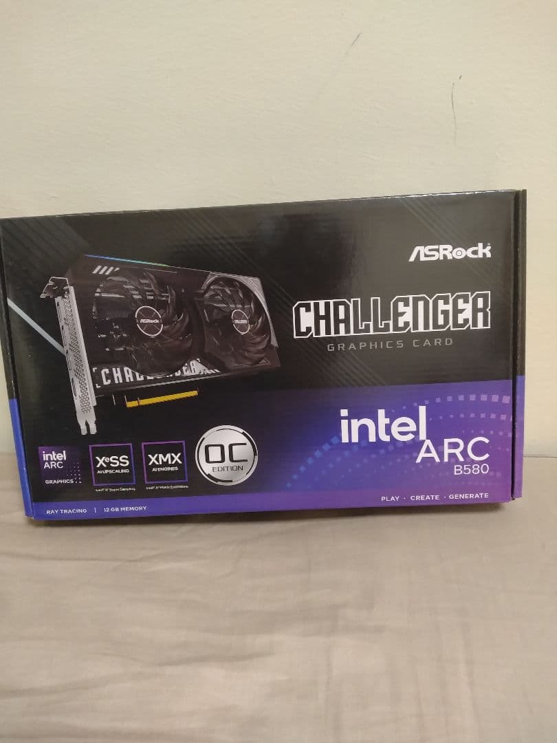 グラフィックボード・グラボ・ビデオカード ASRock CHALLENGER Intel ARC B580