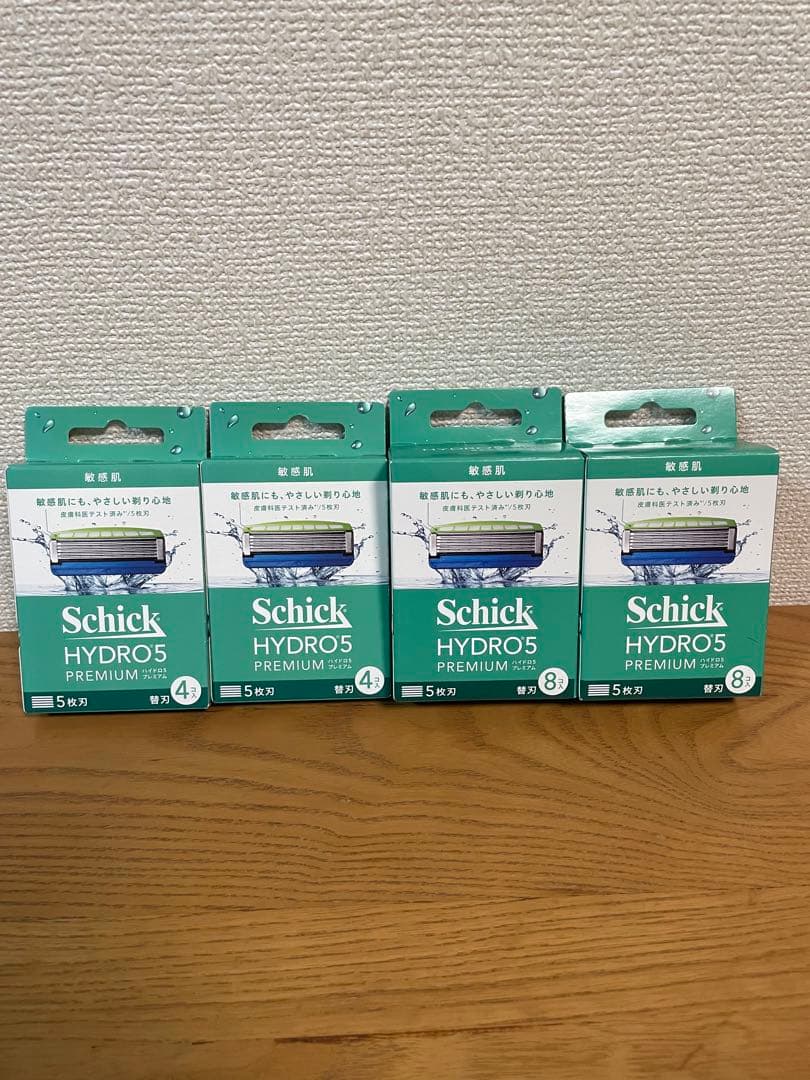 敏感肌 シック ハイドロ5 プレミアム 替刃4個×2＋8個×2【新品】