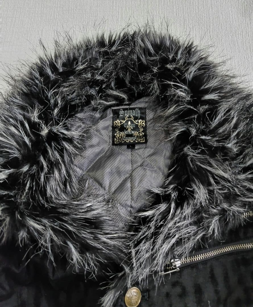 y2k ビジュアル系 ファーコート 平成 　archive ゴシックpunk