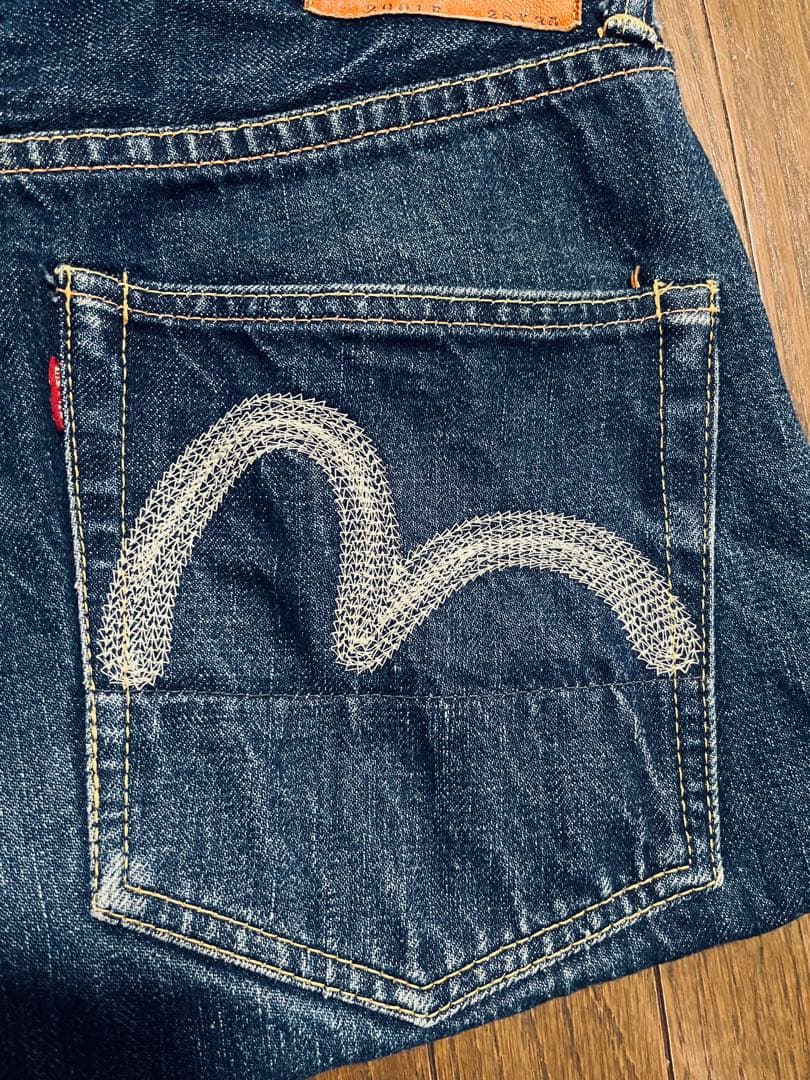 【希少・濃紺】EVISU エヴィス ジーンズ No.2 カモメ刺繍 28インチ