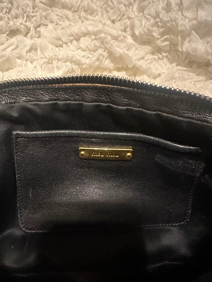 MIUMIU ミュウミュウ ショルダーバッグ マテラッセ 黒