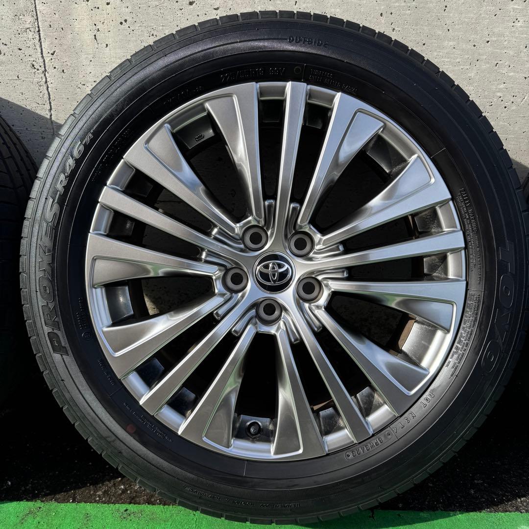 TOYOTA HARRIER Zグレード 純正19インチ タイヤホイールセット