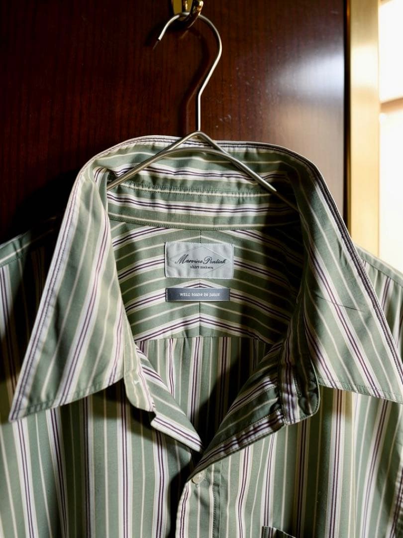 Marvine Pontiak shirts makers ストライプシャツ