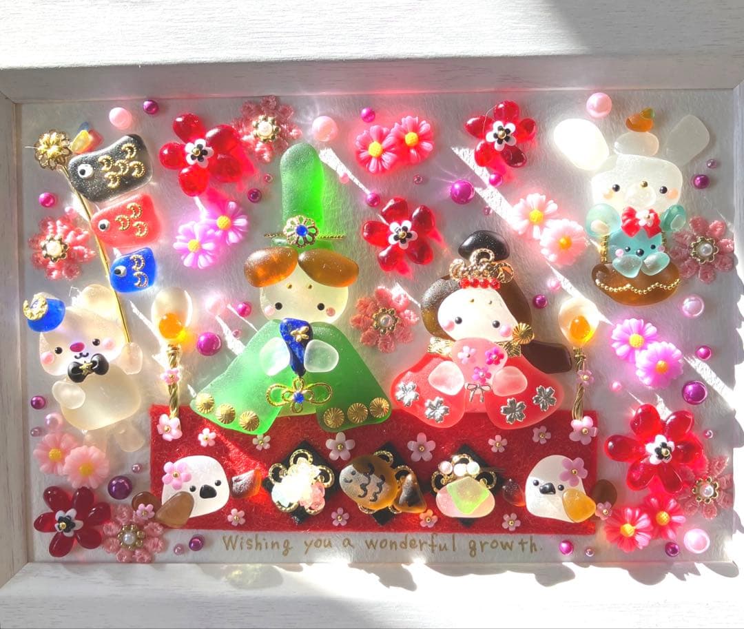 シーグラスアート（Miria様オーダーご確認用ページです☆）