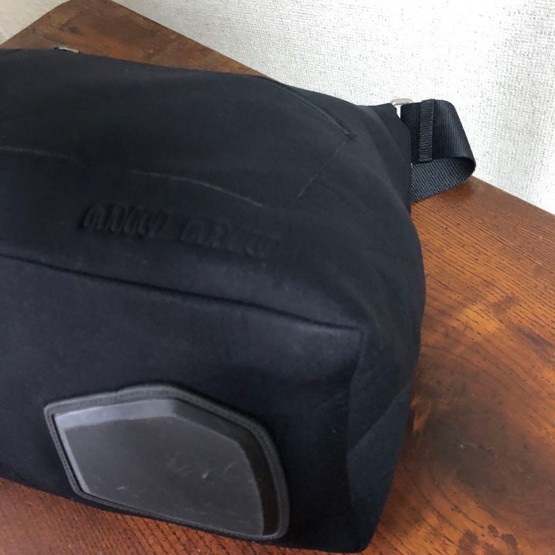 バッグ 90s miu miu shoulder bag black archive