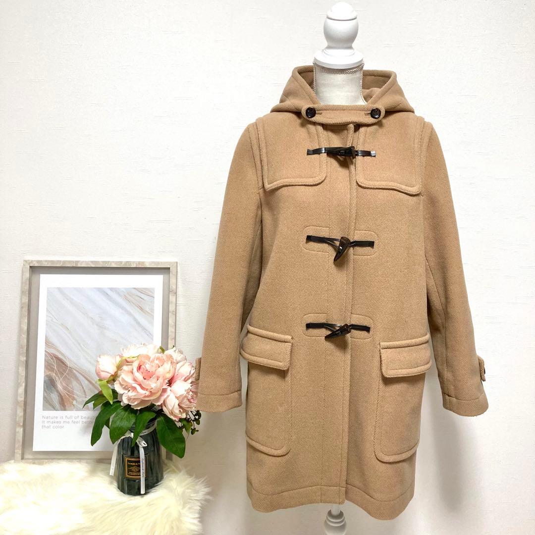 【大きいサイズ】23区 クラシックダッフルコート 44 イタリア製生地