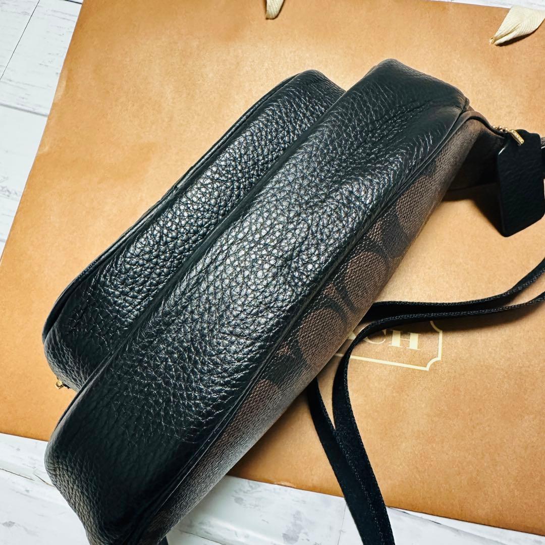 【美品】COACH ボディバッグ ウエストバッグ シグネチャー 6548