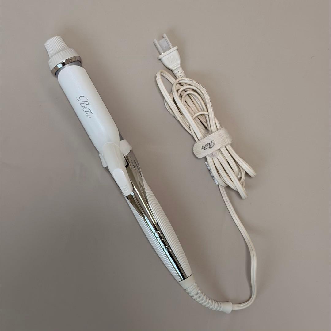 ReFa カールヘアアイロン ホワイト 32mm 保証書、外箱有り
