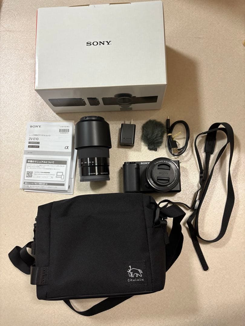 Sony vlogcam ZV-E10 ダブルズームレンズキット