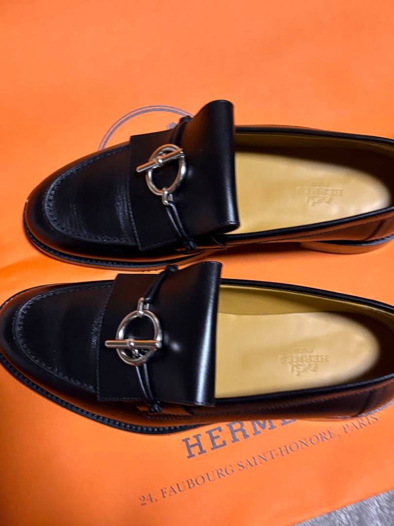 エルメス　HERMES モカシンインパクト（ローファー）サイズ39 美品