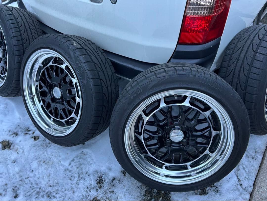 work seeker 16インチ8J +28通しタイヤ付き①