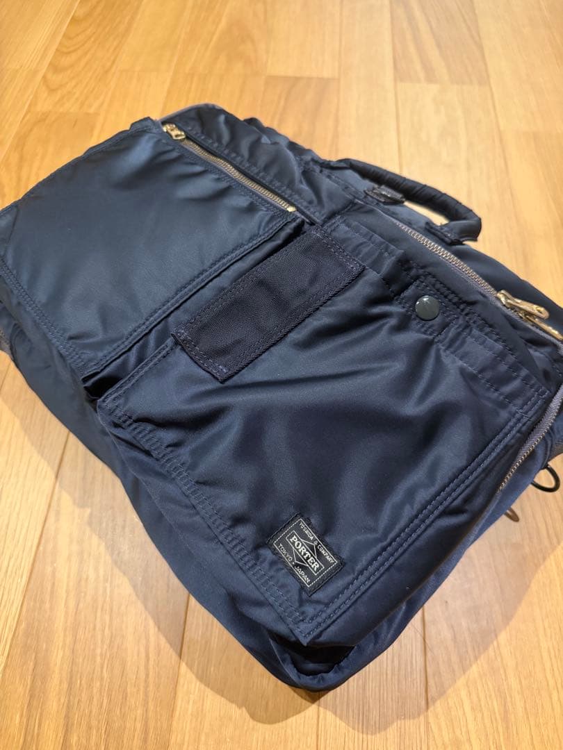 ポーターＰＸタンカー　3wayブリーフケース　アイアンブルー