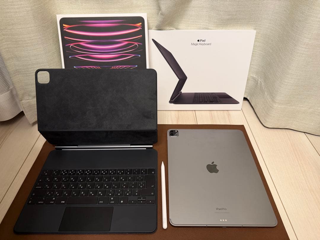 3点セットiPadPro12.9第6世代256GBセルラー&純正キーボード&ペン