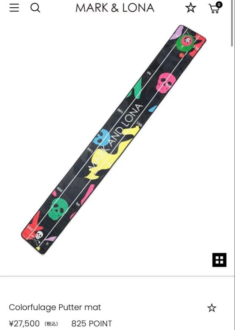 【新品!!!】 MARK＆LONA パターマットセット