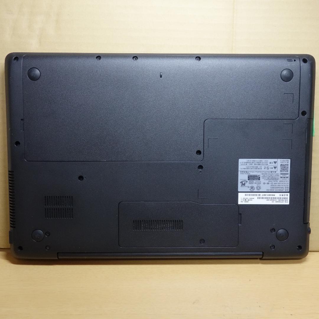 LIFEBOOK AH43◆Ryzen3 2300U/256G/8G/DVDR