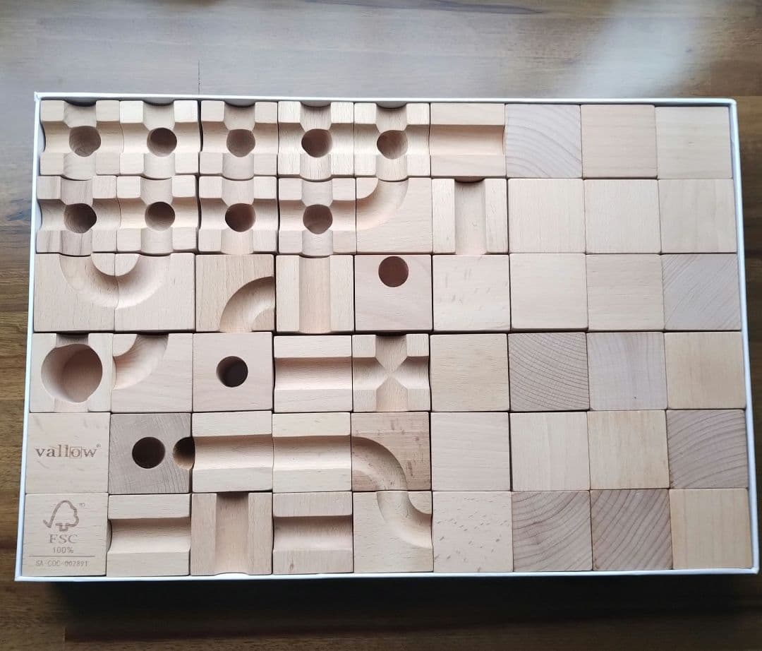 積み木 木製 知育玩具 vallow standard 54×