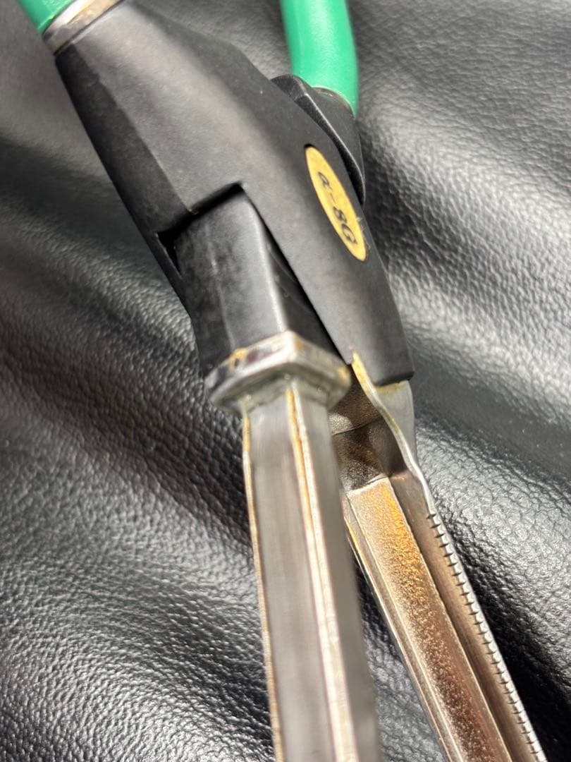 超美品　LENZ α-8レンツアイロン クシ目　5角8㎜　理容アイロン