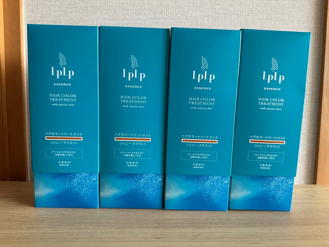 lplp ルプルプ ヘアカラートリートメント ハニーブラウン 4個セット