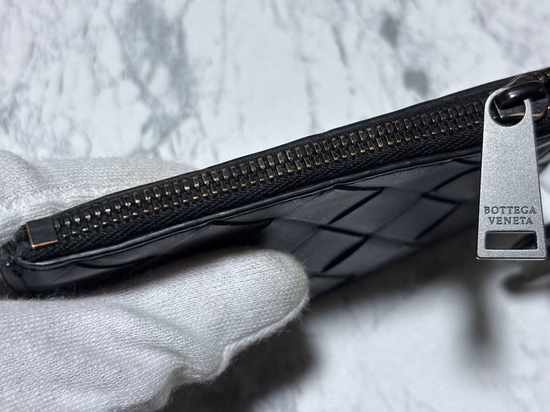 n*n様 ボッテガヴェネタ イントレチャート キーリング ケース ブラック